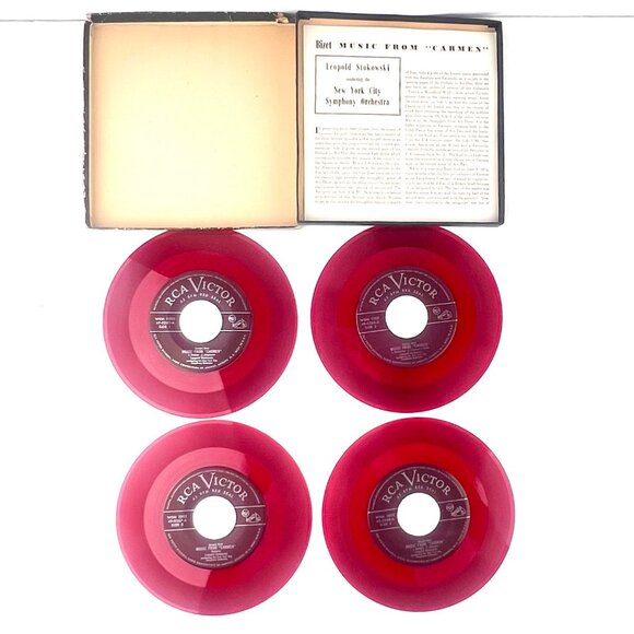 Vintage RCA Victor Red Seal Records Orchestral Music Grand Opera & Carmen - Picture 6 of 8